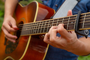 Fototapeta premium Gitarre Live Musik