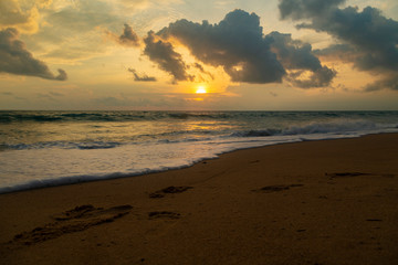 Strand Abend Thailand Mai Khao Beach