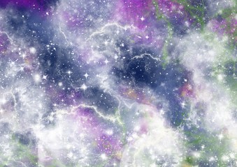 Galaxy wallpaper background with stars and stardust. Galaxy plasma