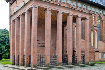 Naklejka premium Immanuel Kant, tomb