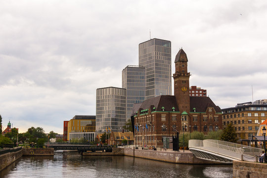 Downtown area in Malm&ouml;, Sweden