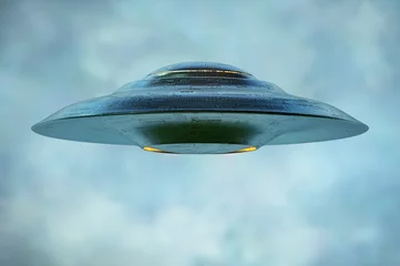 Photo sur Plexiglas UFO Unidentified Flying Object - Clipping Path Included