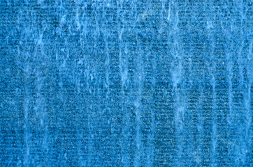 Blue water wall fountain background