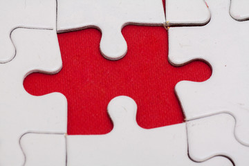 puzzle with missing piece