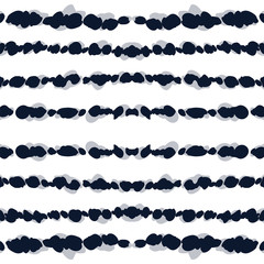 Obraz premium Indigo Batik Vector Seamless Pattern.