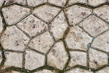 Abstract background - gray paving slabs in the form of squares