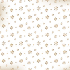 seamless snowflakes pattern and background vector illustration