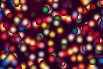 3D bubbles - diverse background