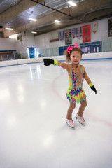 Young figure skater