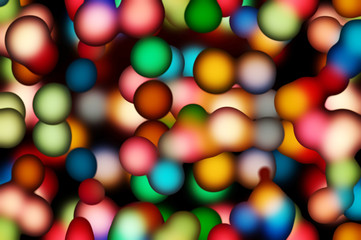 3D bubbles - diverse background