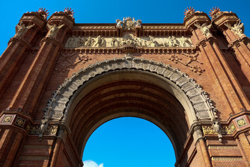 Obraz premium Arc de Triomf in Barcelona Spain