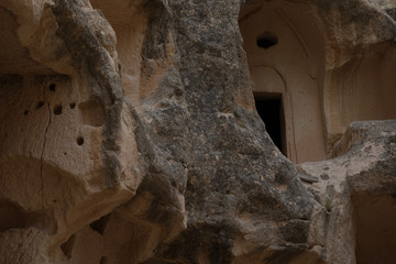 Cave houses in Cappadocia Turkey