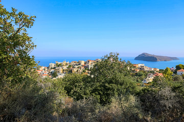 Fototapeta na wymiar Vacation to the Greek island of Crete in the Mediterranean