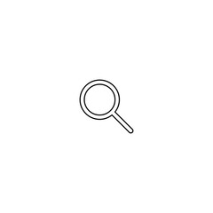 Search icon. File find symbol. Logo design element