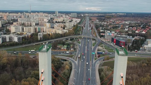 Span from left to right over Most Siekierkowski