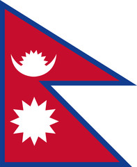 Fototapeta premium Nepal flag