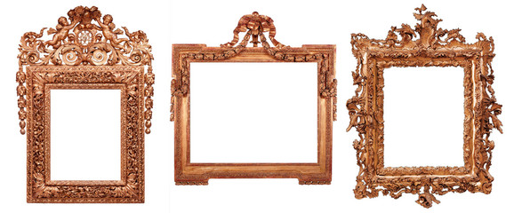 antique isolated picture frame