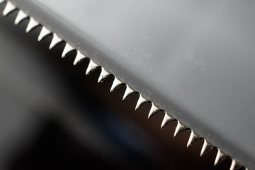 Closeup of Tape Dispenser Teeth