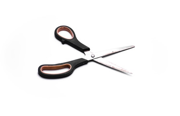 Scissors isolated on white background. Shape for cutting something