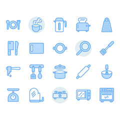 Kitchenware icon and symbol set