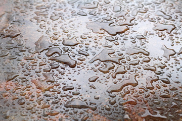 Wasser auf Oberfläche