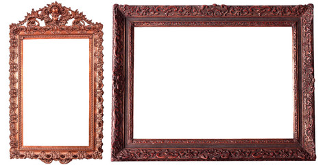 Fototapeta premium antique isolated picture frame