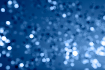 Blue bokeh background