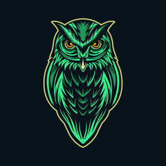 owl vector illustration design
