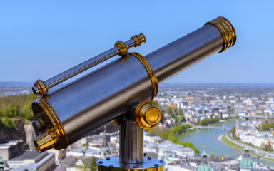 Touristische Binokular, Salzburg Stadt