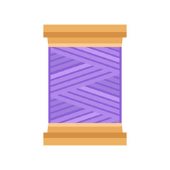 Thread spool isolated on white background