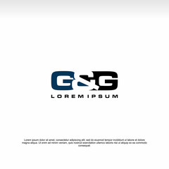 initial letter logo, G&G Logo, logo template