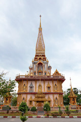 The Grand Pagoda at Wat Chalong temple complex, Phuket, Thailand	