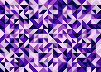 Fototapeta premium Seamless pattern with random colored quarter circles Generative Art background illustration