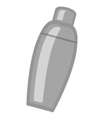 Cocktail shaker isolated on white background