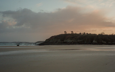 sunset on beach