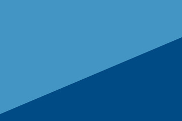 Fototapeta premium Two color background classic blue and another tone of blue color. Concept of color of year 2020.