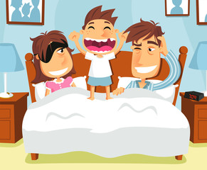 waking up mom and dad