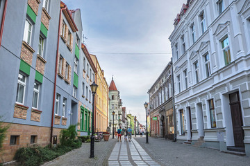 Fototapeta na wymiar Stare miasto w Połczynie Zdroju