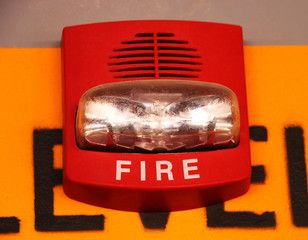 fire alarm detector, strobe light - fire fighting system 