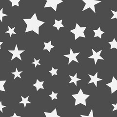 Stars seamless pattern. Star texture background.