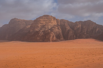 Fototapeta na wymiar Wadi Rum desert, Jordan, Middle East