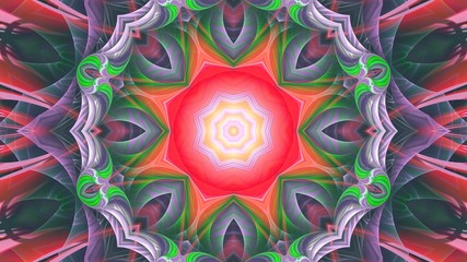 Kaleidoscope Mandala Art Design Abstract Background