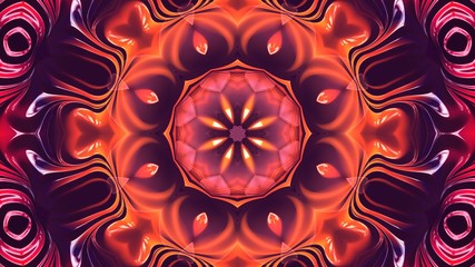 Kaleidoscope Mandala Art Design Abstract Background