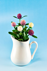 Resin clay art,  artificial globe amaranthus