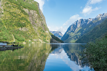 Naklejka na ściany i meble Fjords in Norway