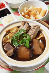 Bak kut teh - Malaysian stew of pork and herbal soup    