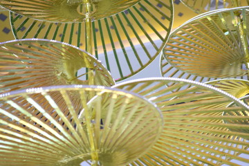 fan on a black background