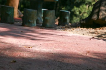 Old cement floor in Thailand