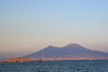 Vesuvius from Naples Bay