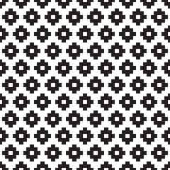 Fototapeta premium Seamless pattern geometric.Black and white background.Design for background
